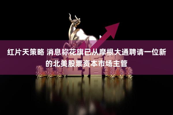 红片天策略 消息称花旗已从摩根大通聘请一位新的北美股票资本市场主管