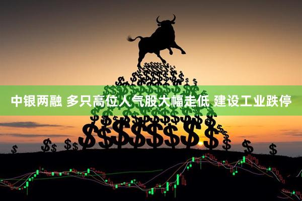 中银两融 多只高位人气股大幅走低 建设工业跌停